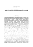 Mesad-Hasavjahun vetoomuskirjelmä (in English: A Letter of Petition from Mesad-Hasavjahu)