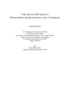 "Ask and you shall be given": Pentecostalism and the economic crisis in Cameroon