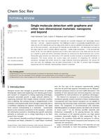 Single molecule detection with graphene and other two-dimensional materials: nanopores and beyond