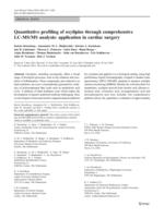 Quantitative profiling of oxylipins through comprehensive LC-MS/MS analysis: application in cardiac surgery