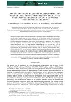 Reconstructing Regional Trajectories: the Provenance and Distribution of Archaic to Hellenistic Ceramics in Central Pisidia (South-west Turkey)