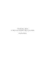 The moral limits of medical research with children