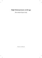High blood pressure at old age : The Leiden 85 plus study