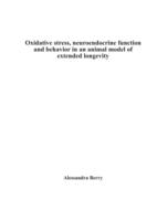 Oxidative stress, neuroendocrine function and behavior in an animal model of extended longevity