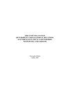 The evolving system of EU external relations as evidenced in the European Union Partnerships with Russia and Ukraine