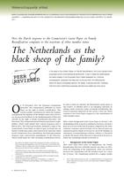 The Netherlands as the black sheep of the family? How the Dutch response to the Commission’s Green Paper on Family Reunification compares to the reactions of other member states