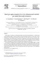 Ideal gas approximation for a two-dimensional rarefied gas under Kawasaki dynamics