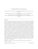 Low-energy electron potentiometry