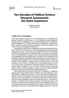 Two Decades of Political Science Research Assessments: the Dutch experience