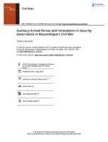 Auxiliary Armed Forces and Innovations in Security Governance in Mozambique’s Civil War