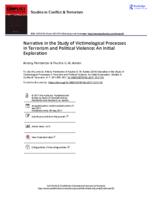 Narrative in the study of victimological processes in terorrism and political violence: An initial exploration