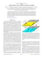 Chirality blockade of Andreev reflection in a magnetic Weyl semimetal