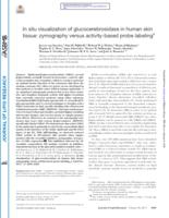 In situ visualization of glucocerebrosidase in human skin tissue: zymography versus activity-based probe labeling