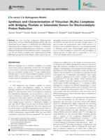 Synthesis and Characterization of Trinuclear [Ni2Ru] Complexes with Bridging Thiolate or Selenolate Donors for Electrocatalytic Proton Reduction