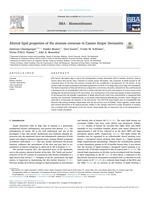 Altered lipid properties of the stratum corneum in Canine Atopic Dermatitis