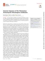 Genome Sequence of the Filamentous Actinomycete Kitasatospora viridifaciens