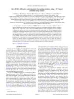 H2/LiF(001) diffractive scattering under fast grazing incidence using a DFT-based potential energy surface