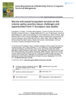 Marine and coastal ecosystem services on the science–policy–practice nexus: challenges and opportunities from 11 European case studies