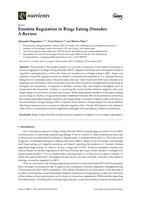 Emotion regulation in binge eating disorder: a review