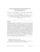 Deriving optimal data-analytic regimes from benchmarking studies.