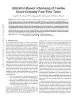 Utilization-Based Scheduling of Flexible Mixed-Criticality Real-Time Tasks