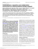 FAIRDOMHub: a repository and collaboration environment for sharing systems biology research