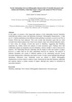 On the relationships between bibliographic characteristics of scientific documents and citation and Mendeley readership counts: A large-scale analysis of Web of Science publications