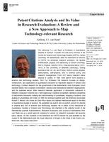 Patent Citation Analysis and Its Value in Research Evaluation: A Review and A New Approach to Map Technology-Relevant Research