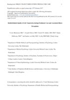 Health-related quality of life trajectories during predialysis care and associated illness perceptions