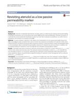 Revisiting atenolol as a low passive permeability marker