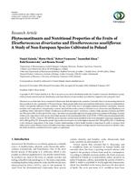 Phytoconstituents and Nutritional Properties of the Fruits of Eleutherococcus divaricatus and Eleutherococcus sessiliflorus: A Study of Non-European Species Cultivated in Poland