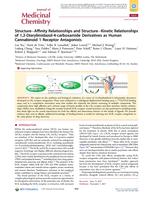 Structure-Affinity Relationships and Structure-Kinetic Relationships of 1,2-Diarylimidazol-4-carboxamide Derivatives as Human Cannabinoid 1 Receptor Antagonists