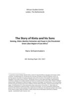 The story of Kintu and his sons: naming, ethnic identity formation and power in the precolonial Great Lakes Region of East Africa