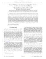 Design of NbN Superconducting Nanowire Single-Photon Detectors with Enhanced Infrared Detection Efficiency