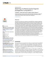 BEASTling: A software tool for linguistic phylogenetics using BEAST 2