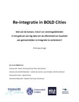 Re-integratie in BOLD Cities: Wat zijn de kansen, risico’s en (on)mogelijkheden in het gebruik van big data om de effectiviteit en kwaliteit van gemeentelijke re-integratie te verbeteren? [Eindrapportage]