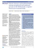 Chronic diseases and multimorbidity among unemployed and employed persons in the Netherlands: a register-based cross-sectional study