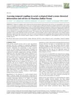 Assessing temporal couplings in social–ecological island systems: historical deforestation and soil loss on Mauritius (Indian Ocean)