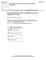 Morally Evaluating Human Smuggling: The Case of Migration to Europe