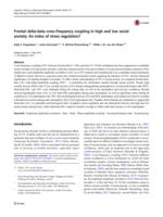 Frontal delta-beta cross-frequency coupling in high and low social anxiety: An index of stress regulation?