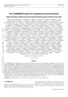 The CARMENES search for exoplanets around M dwarfs. High-resolution optical and near-infrared spectroscopy of 324 survey stars