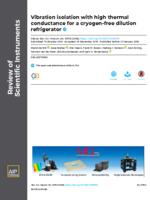 Vibration isolation with high thermal conductance for a cryogen-free dilution refrigerator