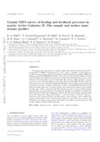 Gemini NIFS survey of feeding and feedback processes in nearby active galaxies - II. The sample and surface mass density profiles