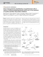 Direct Stereoselective Aziridination of Cyclohexenols with 3-Amino-2-(trifluoromethyl)quinazolin-4(3H)-one in the Synthesis of Cyclitol Aziridine Glycosidase Inhibitors