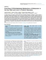 First-Pass CYP3A-Mediated Metabolism of Midazolam in the Gut Wall and Liver in Preterm Neonates