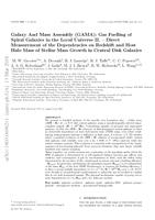 Galaxy And Mass Assembly (GAMA): gas fuelling of spiral galaxies in the local Universe II. - direct measurement of the dependencies on redshift and host halo mass of stellar mass growth in central disc galaxies