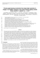 Precise weak lensing constraints from deep high-resolution Ks images: VLT/HAWK-I analysis of the super-massive galaxy cluster RCS2 J 232727.7-020437 at z = 0.70