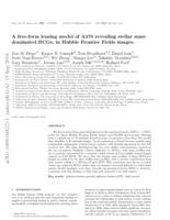 A free-form lensing model of A370 revealing stellar mass dominated BCGs, in Hubble Frontier Fields images