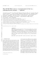 The MUSE-Wide survey: a measurement of the Ly α emitting fraction among z  > 3 galaxies