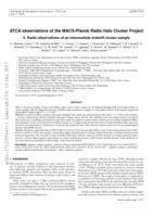 ATCA observations of the MACS-Planck Radio Halo Cluster Project. II. Radio observations of an intermediate redshift cluster sample